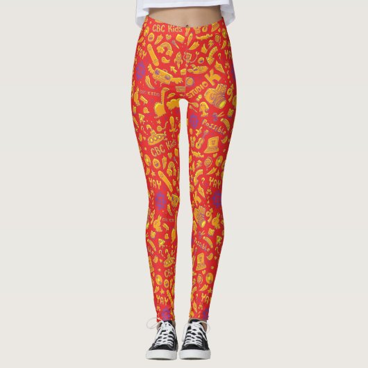 CBC Kinder Patroon Volwassen Leggings (Voorkant)