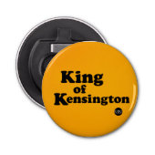CBC Koning van Kensington Button Flesopener (Voorkant)