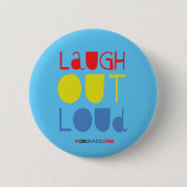 CBC Laugh Out Loud Ronde Button 5,7 Cm (Voorkant)