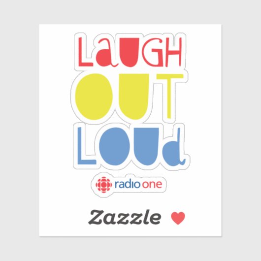 CBC Laugh Out Loud Sticker (Vel)
