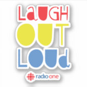 CBC Laugh Out Loud Sticker (Voorkant)
