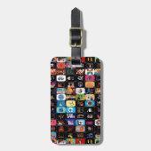 CBC-logo's en grafisch Poster Bagagelabel (Voorkant verticaal)