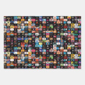 CBC-logo's en grafisch Poster Inpakpapier Vel (Voorkant 3)