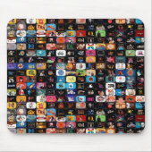 CBC-logo's en grafisch Poster Muismat (Voorkant)