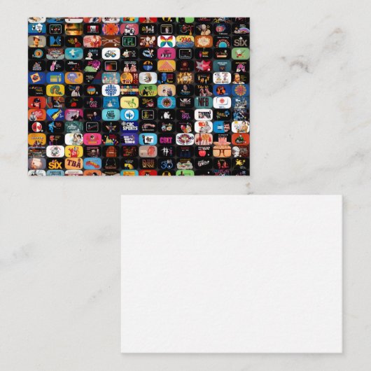 CBC-logo's en grafisch Poster Notitiekaartje (Voorkant / Achterkant)