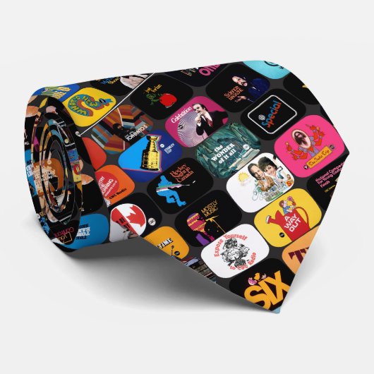 CBC-logo's en grafisch Poster Stropdas (Opgerold)