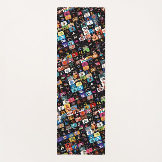 CBC-logo's en grafisch Poster Yogamat (Voorkant)