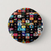 CBC-logo's en grafische ronde Button (Voorkant)