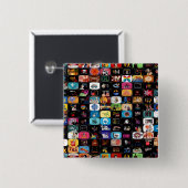 CBC Logos & Graphics Square Button (Voorkant /achterkant)