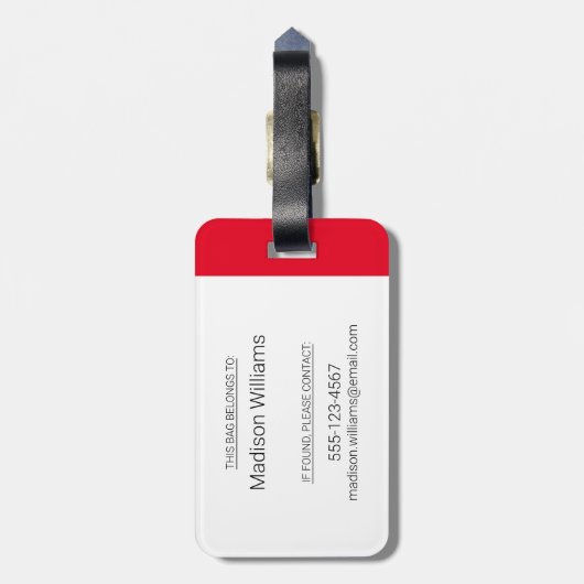 CBC Marketplace Bagagelabel (Achterkant verticaal)