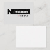 CBC Nationale Notitiekaartje (Voorkant / Achterkant)