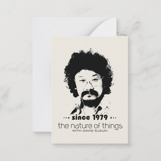 CBC - Natuur van de dingen sinds 1979 Notitiekaartje (Voorkant)