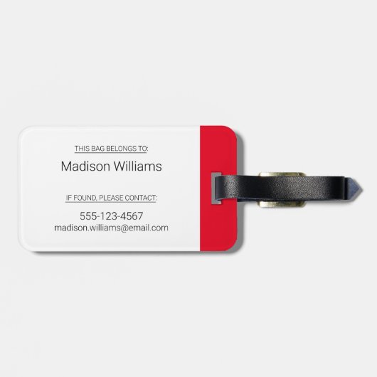 CBC News Bagagelabel (Achterkant horizontaal)