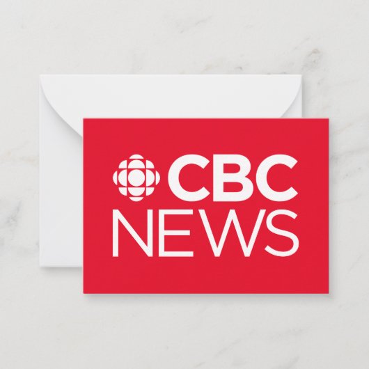 CBC News Notitiekaartje (Voorkant)
