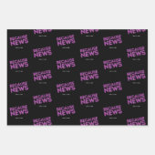 CBC Omdat nieuws Inpakpapier Vel (Voorkant 3)