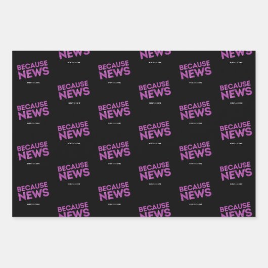 CBC Omdat nieuws Inpakpapier Vel (Voorkant 3)