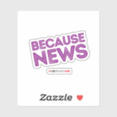 CBC Omdat Nieuws Sticker (Vel)