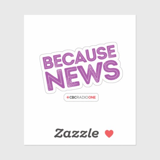 CBC Omdat Nieuws Sticker (Vel)