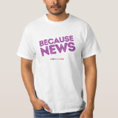 CBC Omdat nieuws T-shirt (Voorkant)