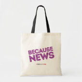 CBC Omdat nieuws Tote Bag (Voorkant)