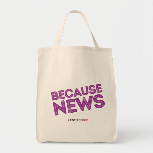 CBC Omdat nieuws Tote Bag (Voorkant)