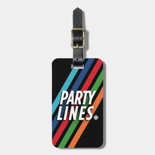 CBC-partijlijnen Bagagelabel (Voorkant verticaal)