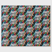 CBC-partijlijnen Cadeaupapier (Vlak)