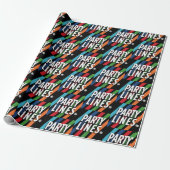 CBC-partijlijnen Cadeaupapier (Uitgerold)