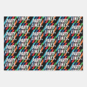 CBC-partijlijnen Inpakpapier Vel (Voorkant)