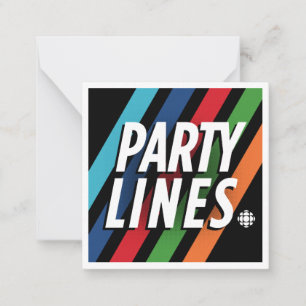 CBC-partijlijnen Notitiekaartje