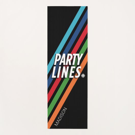 CBC-partijlijnen Yogamat (Voorkant)