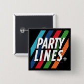 CBC Party Lines Button (Voorkant /achterkant)