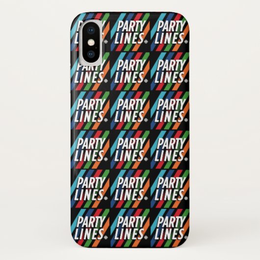 CBC Party Lines Telefoonhoesje Case-Mate iPhone Case (Achterkant)