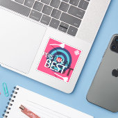 CBC persoonlijk beste Sticker (Laptop met iPhone)