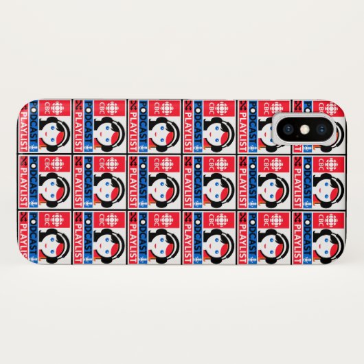 CBC Podcast-afspeellijst Case-Mate iPhone Case (Achterkant (horizontaal))