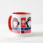 CBC Podcast-afspeellijst Mok (Voorkant links)