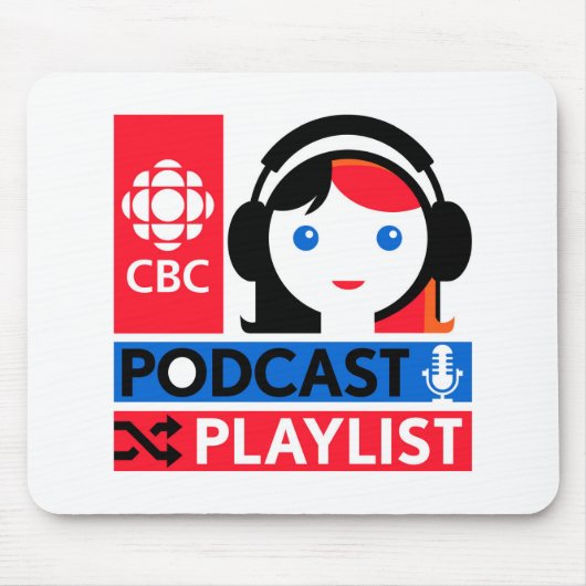 CBC Podcast-afspeellijst Muismat (Voorkant)
