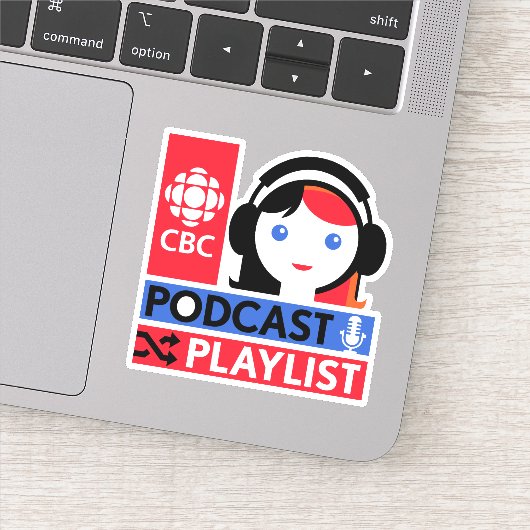 CBC Podcast-afspeellijst Sticker (Detail)