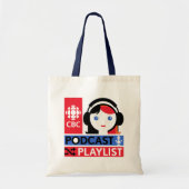 CBC Podcast-afspeellijst Tote Bag (Voorkant)