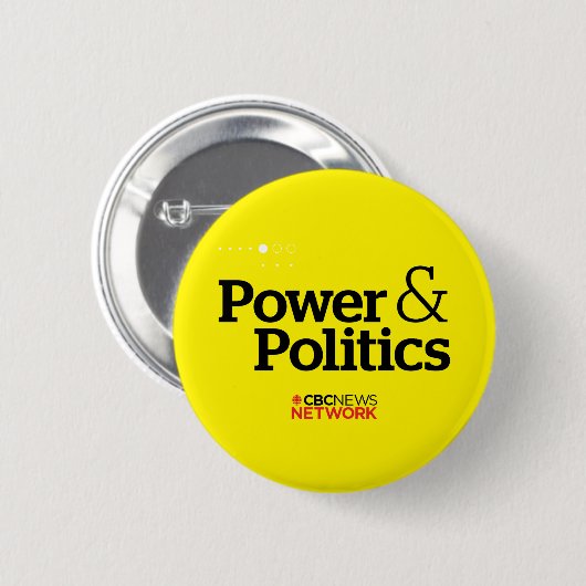 CBC Power & Politics Button (Voorkant /achterkant)