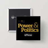 CBC Power & Politics Button (Voorkant /achterkant)