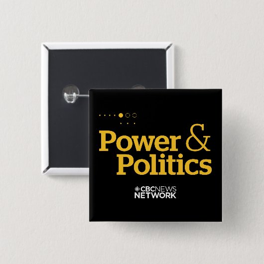 CBC Power & Politics Button (Voorkant /achterkant)
