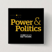 CBC Power & Politics Button (Voorkant)