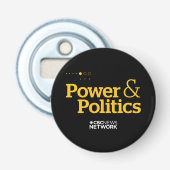 CBC Power & Politics Button Flesopener (Voorkant)