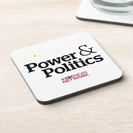 CBC Power & Politics - set van 6 Onderzetters (Linkerzijde)