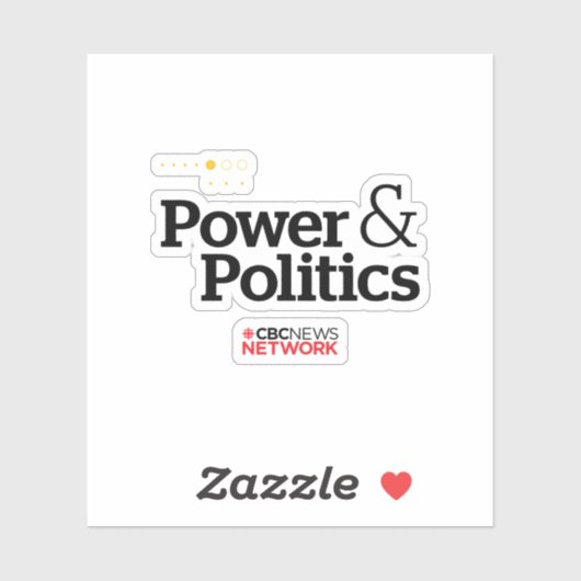 CBC Power & Politics-sticker Sticker (Vel)