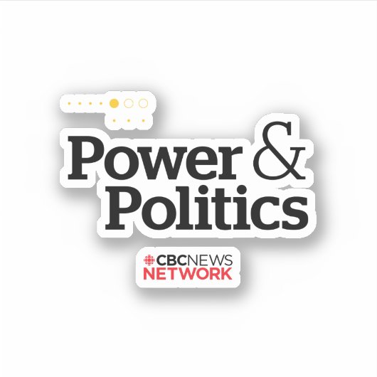 CBC Power & Politics-sticker Sticker (Voorkant)