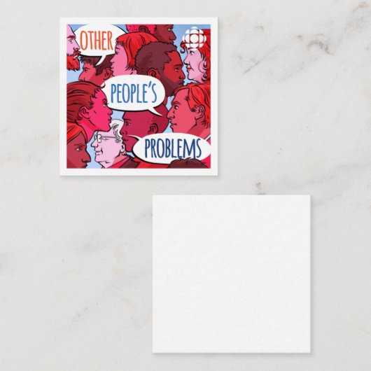 CBC Problemen van andere mensen Notitiekaartje (Voorkant / Achterkant)
