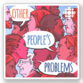 CBC Problemen van andere mensen Sticker (Voorkant)