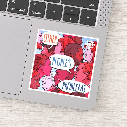 CBC Problemen van andere mensen Sticker (Detail)